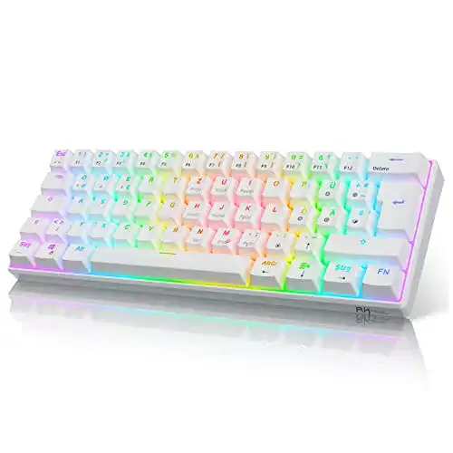 RK Royal Kludge RK61 Mini-Gaming-Tastatur mit RGB-Beleuchtung