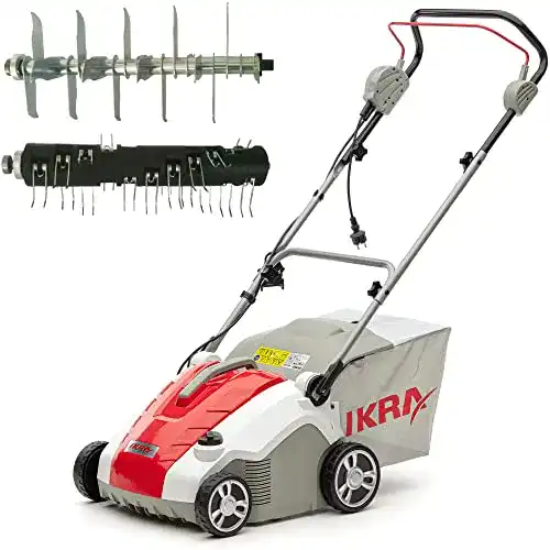 IKRA Elektro Vertikutierer Rasenlüfter IEVL 1738 für Rasenpflege