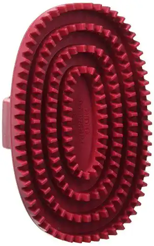 Hundestriegel LeSalon Essentials Gummistriegel mit 3 Zahnkränzen