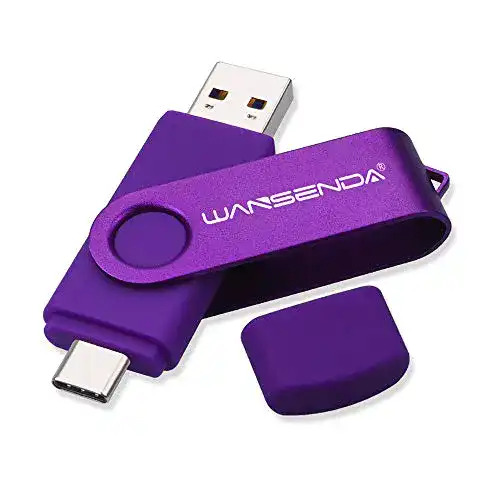 USB-Stick Wansenda USB C 256GB mit Typ C und USB 3.0 Schnittstelle