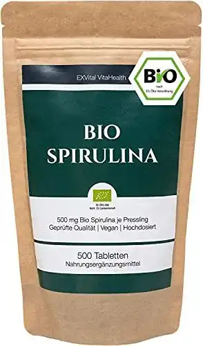 EXVital Bio Spirulina Tabletten 500 mg – 500 Stück