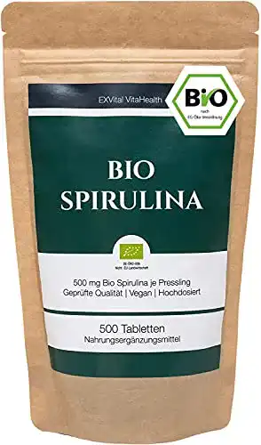 EXVital Bio Spirulina Tabletten 500 mg – 500 Stück
