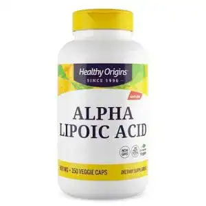 Alpha-Liponsäure Healthy Origins – Vegane Kapseln mit 600 mg Alpha-Liponsäure