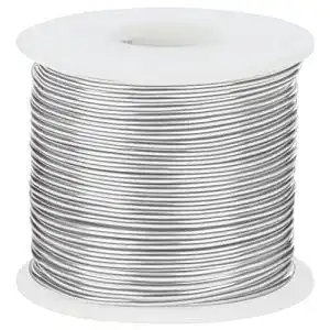 Bindedraht Belle Vous silberner Aluminium Draht zum Basteln 30m