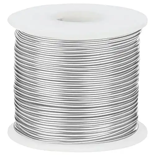 Bindedraht Belle Vous silberner Aluminium Draht zum Basteln 30m