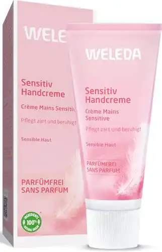 Vegane Handcreme Weleda Bio Handcreme Sensitiv für empfindliche Haut