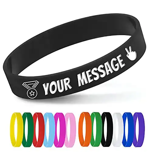 Silikonarmband 5Ddiamond mit individueller Gravur und Farbauswahl