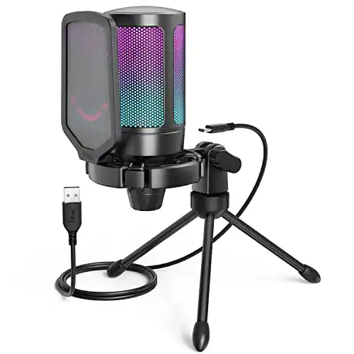 Fifine Kondensatormikrofon für PC und Gaming mit USB-Anschluss