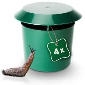 Schneckenfalle Gardigo 4er Set für effektiven Schneckenschutz