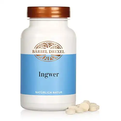 Reisetabletten Ingwer hochdosiert 500mg – Bärbel Drexel