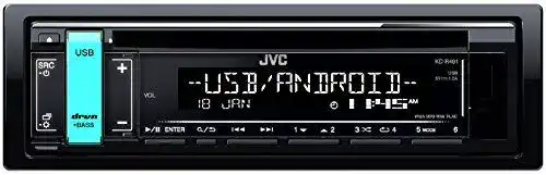 JVC KD-R491 CD-Receiver in Schwarz mit USB-Anschluss und Equalizer