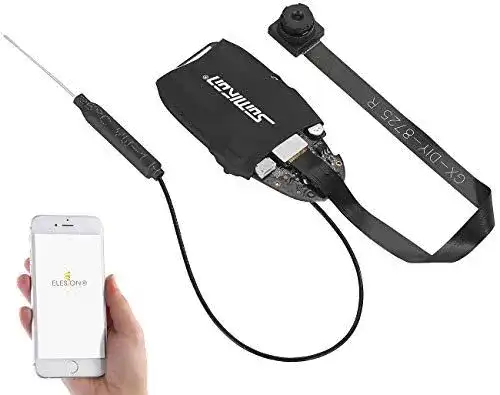 Spionagekamera Somikon Micro Kamera: Full-HD-Micro-Einbau