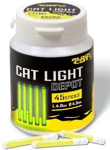 Black Cat Cat Light Depot Knicklichter 40mm für Angler