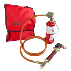 Dachrinnen Lötset GCE mit Gasschlauch und Druckregler