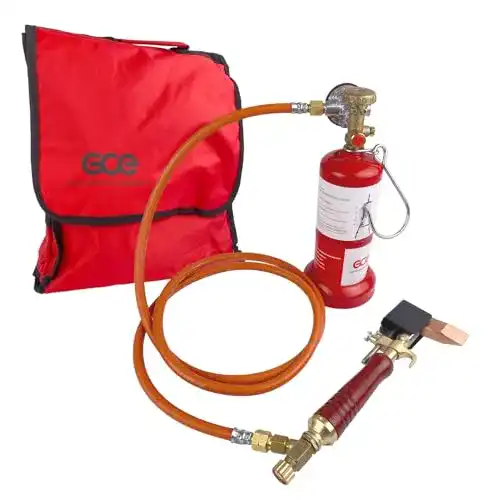 Dachrinnen Lötset GCE mit Gasschlauch und Druckregler