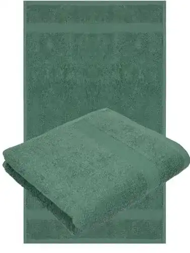 Betz Handtuch-Set 2-teilig aus 100% Baumwolle in Tannengrün