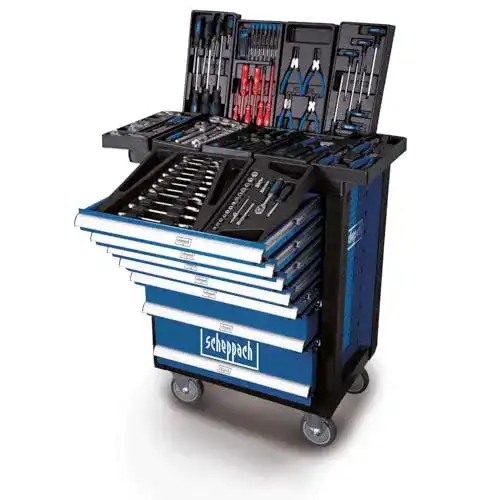 Werkstattwagen Scheppach TW1000 mit 263-teiligem Werkzeugset