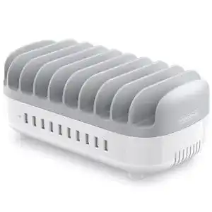 NTONPOWER 10-Port USB-Ladestation für Handys und Tablets