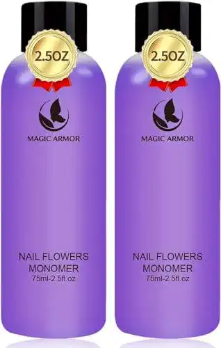 Acryl-Liquid Magic Armor 2 x 75ml geruchsarm für Acrylnägel