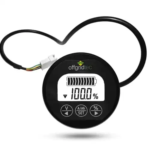Batteriemonitor Offgridtec Shunt 350A 8V-120V für präzise Akkuüberwachung