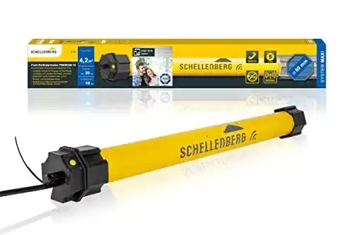 Rollladenmotor Funk Schellenberg 21210 für Kunststoff-Rollläden