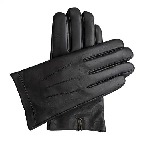 Lederhandschuhe für Herren mit Kaschmirfutter von Downholme