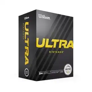 Wilson Golfbälle Ultra Distance im 24er Pack, zweiteilig, weiß
