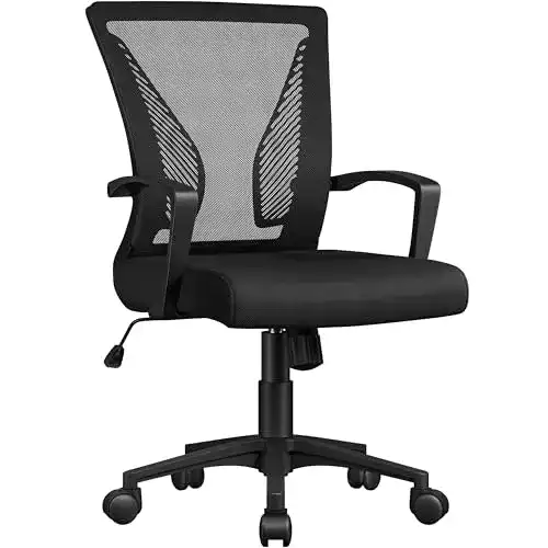 Drehstuhl Yaheetech Ergonomischer Bürostuhl für den Schreibtisch