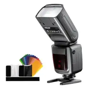 Photolex FK300 Blitzgerät für Canon, Nikon und Sony Kameras