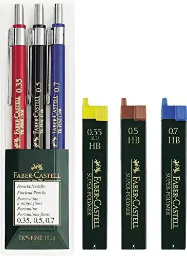 Druckbleistift Faber-Castell TK-Fine 3 Sparset