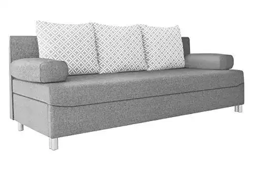 Schlafsofa Mirjan24 mit feinem Webstoff, 192 x 80 x 80 cm