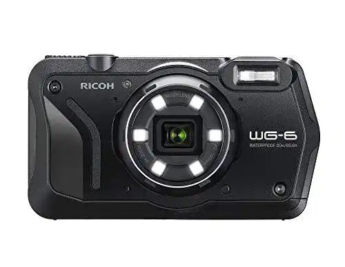 Outdoor-Kamera Ricoh WG-6 Schwarz – Wasserdichte Kamera für Abenteuer