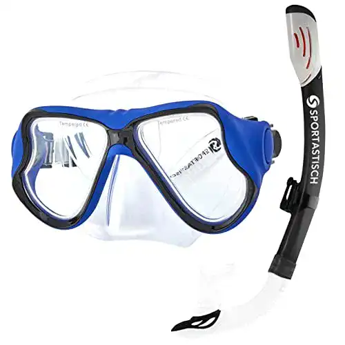 Schnorchelset Sportastisch Profi Snorkel Star mit Anti-Fog
