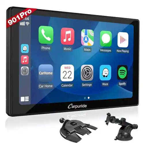 Autoradio mit Apple CarPlay CarPuride W901 Pro Drahtlos 2024