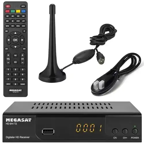 Comag SL30 DVB-T2 Receiver Set mit Antenne und HDMI-Kabel