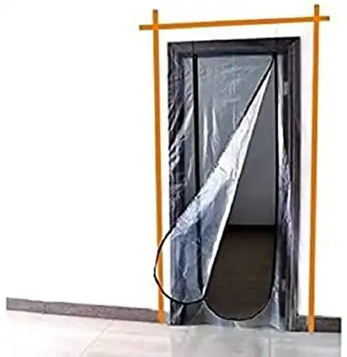 Staubschutztür Meister Werkzeyt 220 x 112 cm mit Reißverschluss