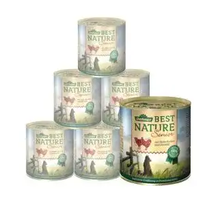 Hundefutter Dehner Best Nature Senior Lamm und Geflügel 6er Pack