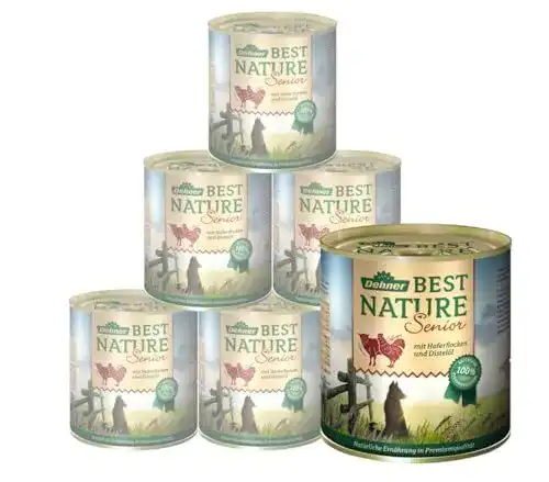 Hundefutter Dehner Best Nature Senior Lamm und Geflügel 6er Pack
