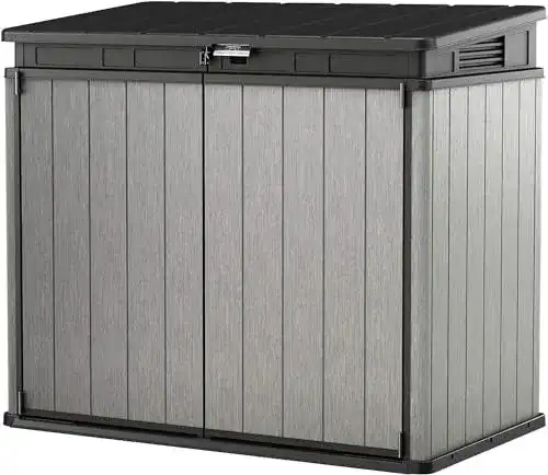 Keter Gartenhaus Elite Store Gerätehaus, 1150 Liter, Grau/Braun