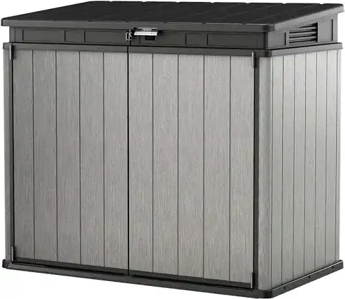 Keter Gartenhaus Elite Store Gerätehaus, 1150 Liter, Grau/Braun