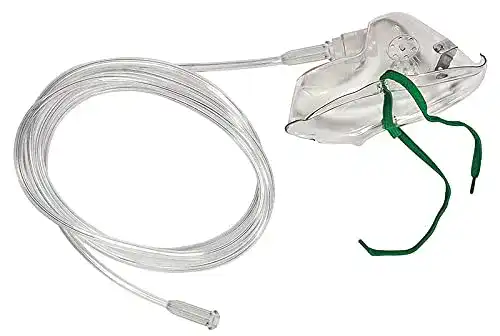 Sauerstoffmaske Droh mit 2,1 m Sicherheitsschlauch für Erwachsene