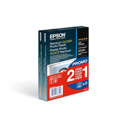 Epson Premium Fotopapier Glossy A6 255g/m² für Tintenstrahldrucker