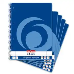 Collegeblock Herlitz 306423 A4 mit 80 Blatt und Rand