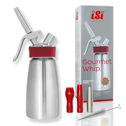 Sahnespender iSi 250 ml Gourmet Whip Plus für vielseitige Anwendungen