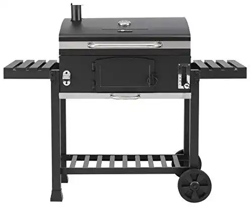 Holzkohlegrill El Fuego Ontario XXL in Schwarz