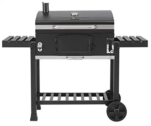 Holzkohlegrill El Fuego Ontario XXL in Schwarz