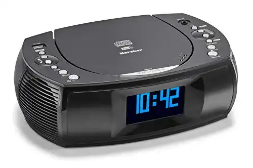 Karcher UR 1309D CD-Player – Digitaler Radiowecker mit MP3-Funktion