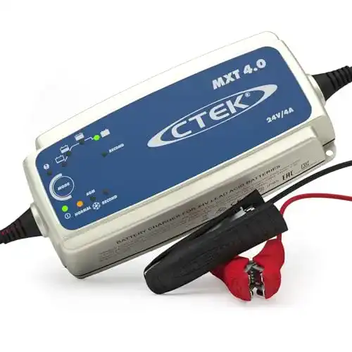 CTEK MXT 4.0 Ladegerät für 24V Batterien mit 8-Stufen-Ladetechnologie