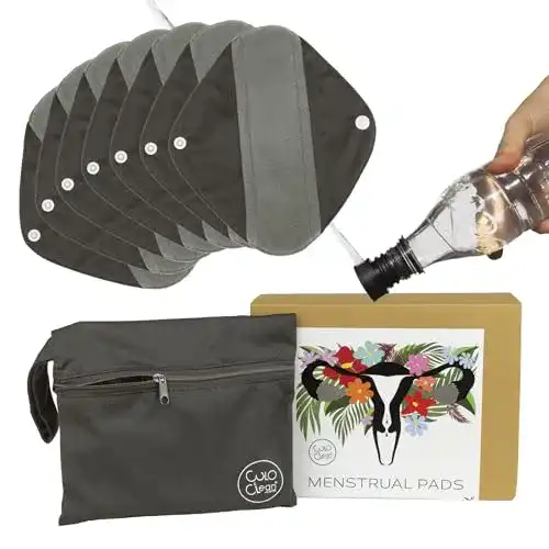 Waschbare Slipeinlagen CuloClean 7er Pack (S) mit Flügeln