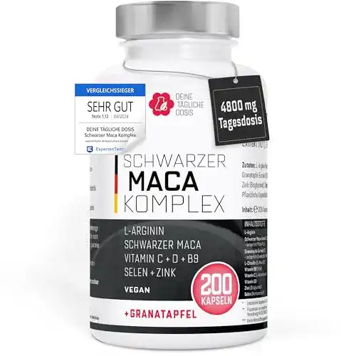 Maca Kapseln 200 hochdosiert – 4800 mg pro Tag